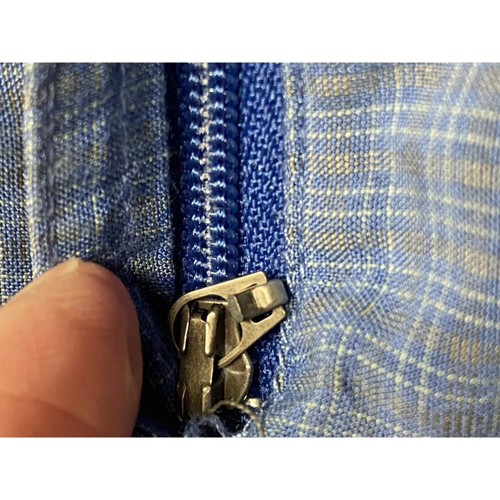 The North Face Shirt Men Medium Blue Plaid Short Sleeve Button Front Pocket